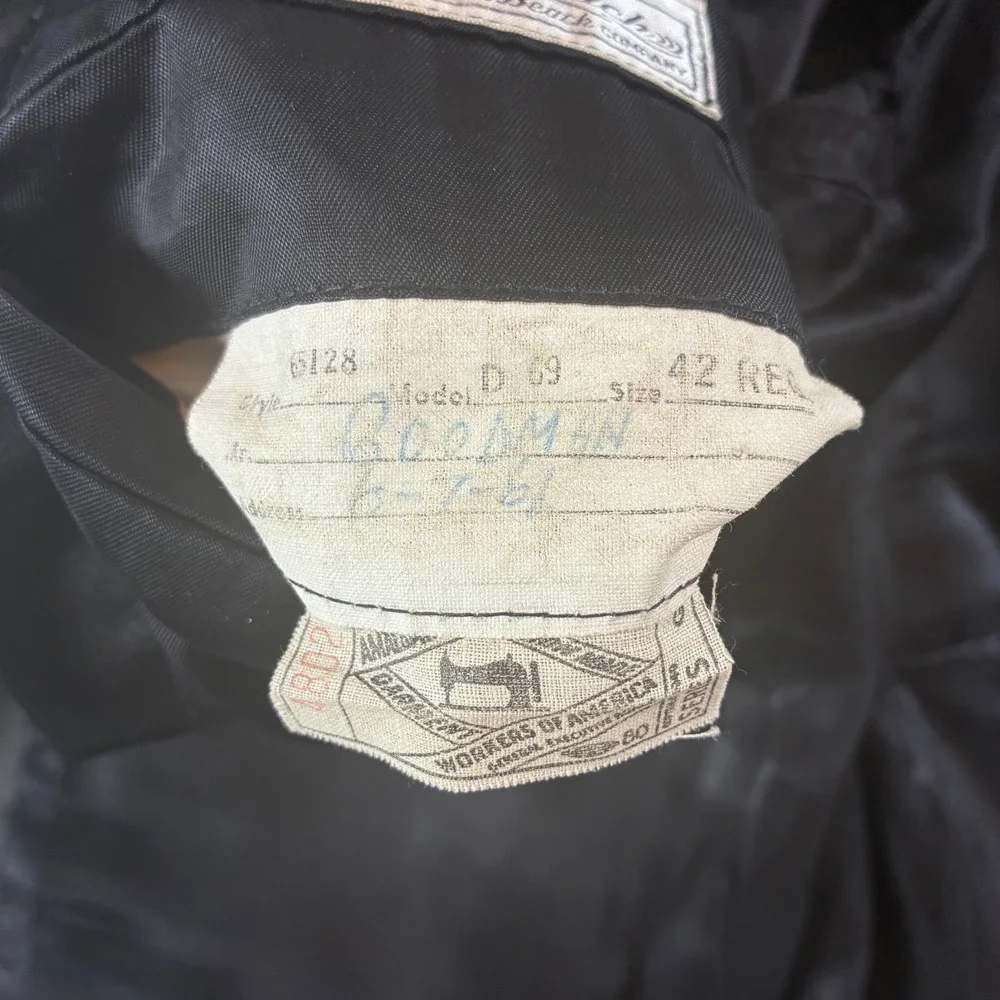 Shawl Collar VTG Tuxedo Palm Beach 60s 42S 37x30